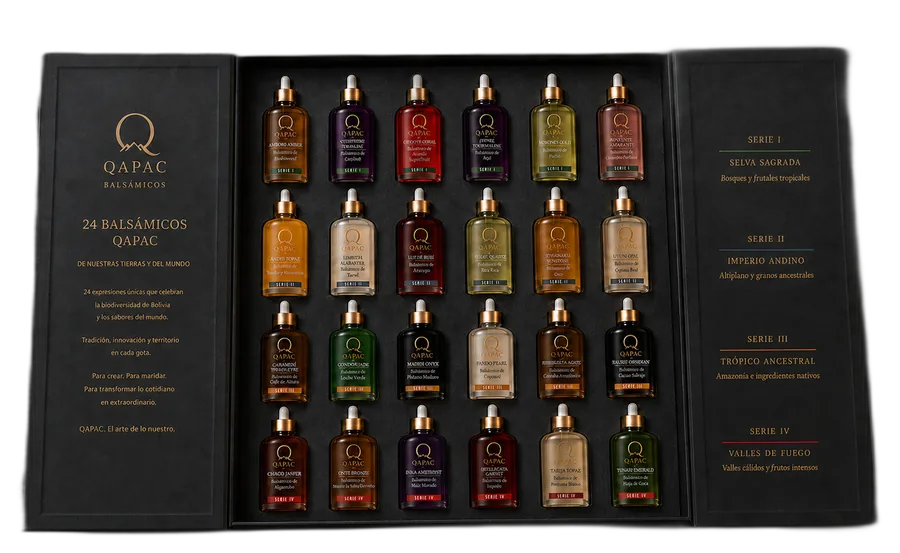 Caja completa QAPAC, colección de 24 balsámicos